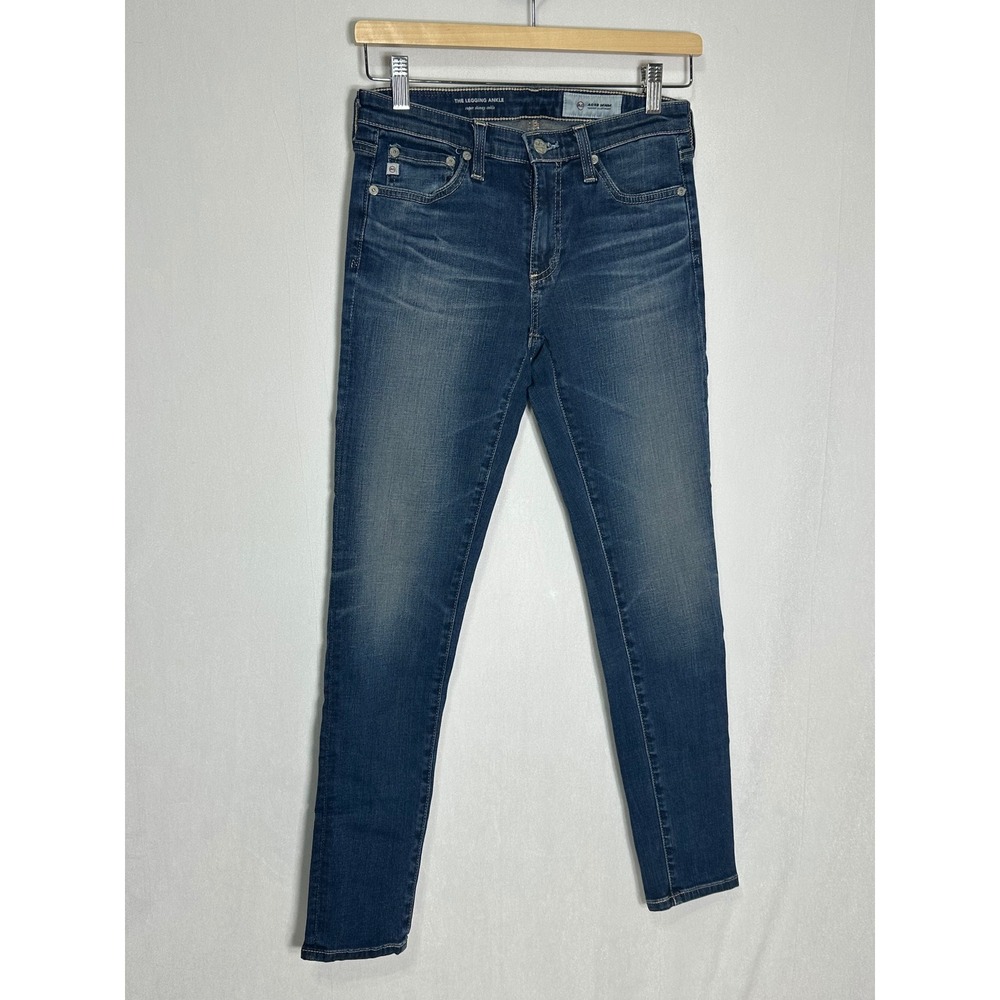 AG‎ Adriano Goldschmied The Legging Ankle Super Skinny Jeans Blue 26R